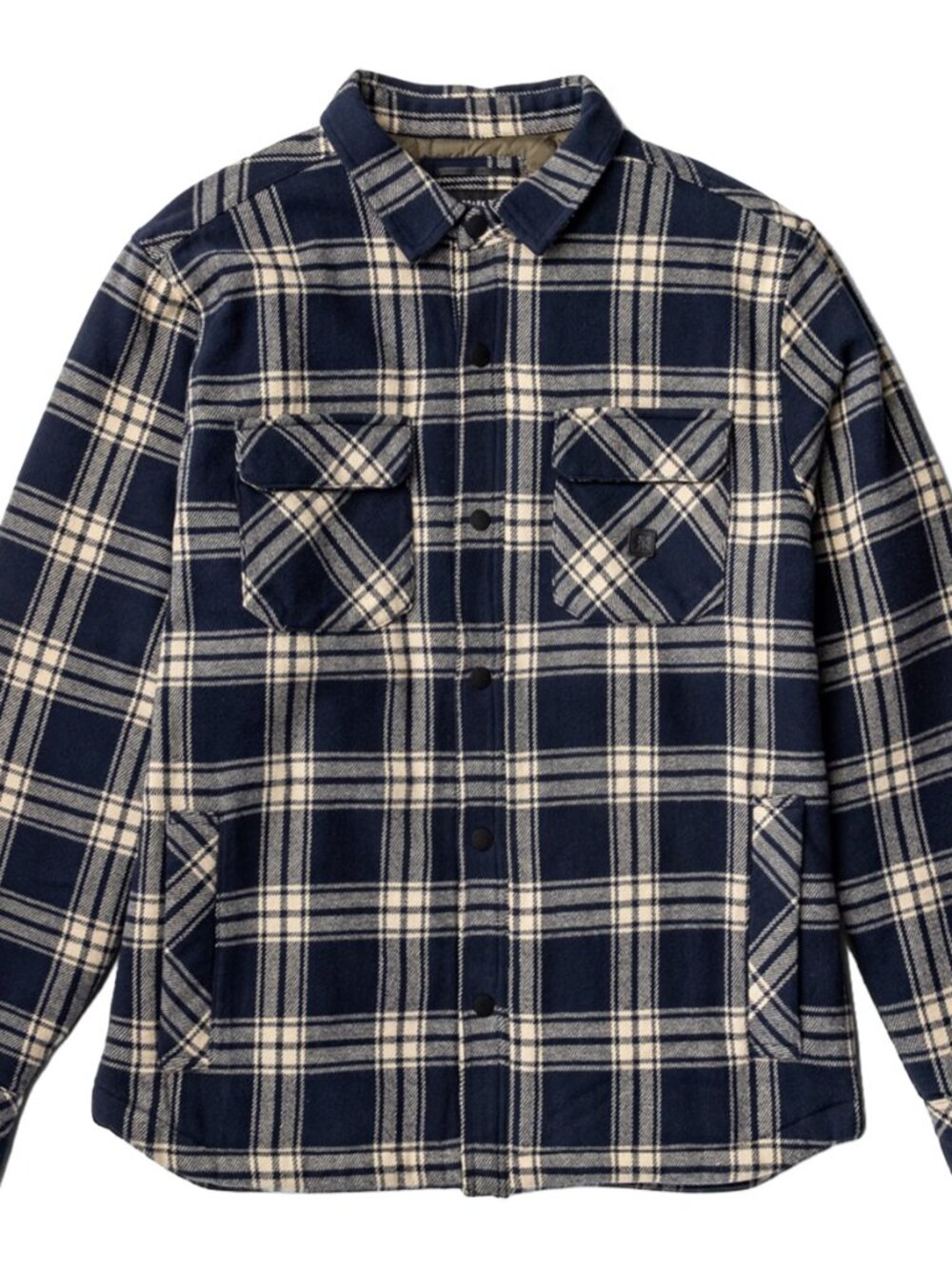 Roark Backwoods Long Sleeve Men's Overshirt Size S NWT Navy Blue